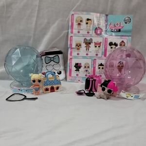 L.O.L. Surprise! Blue and Pink Dolls with Accessories